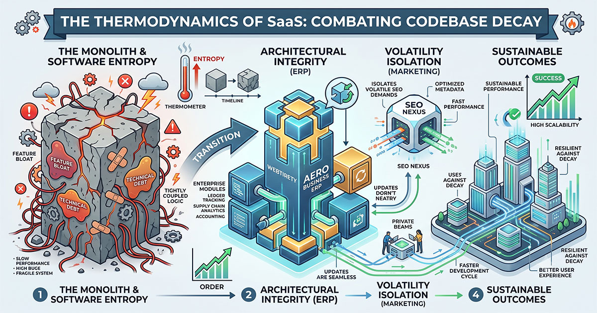 The Thermodynamics of SaaS: Why Codebases Decay and How We Prevent It